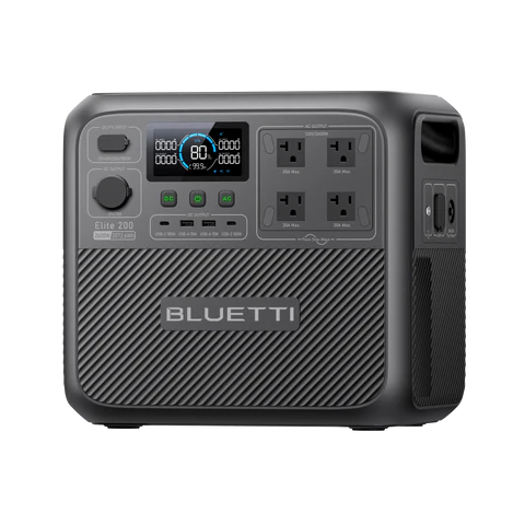 BLUETTI Elite 200 V2 Portable Power Station: Compact Power for RVs, Camping, and Road Trips