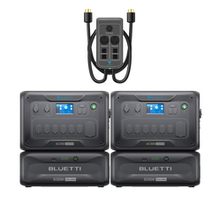 BLUETTI AC500+2*B300K (Free P090D-P150D Cable) | Home Battery Backup