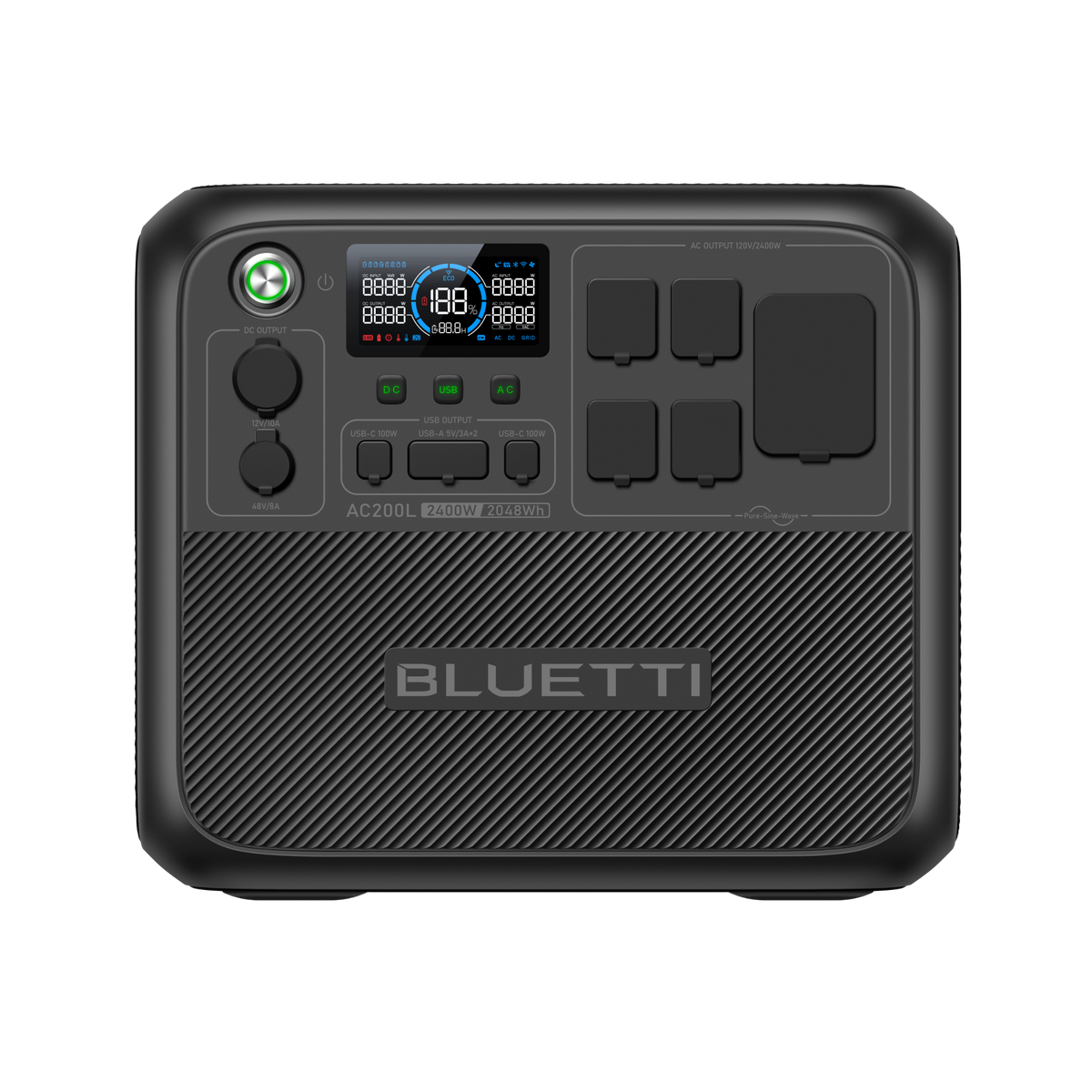 Bluetti EB3A Portable Solar Generator 268Wh Capacity With 120W