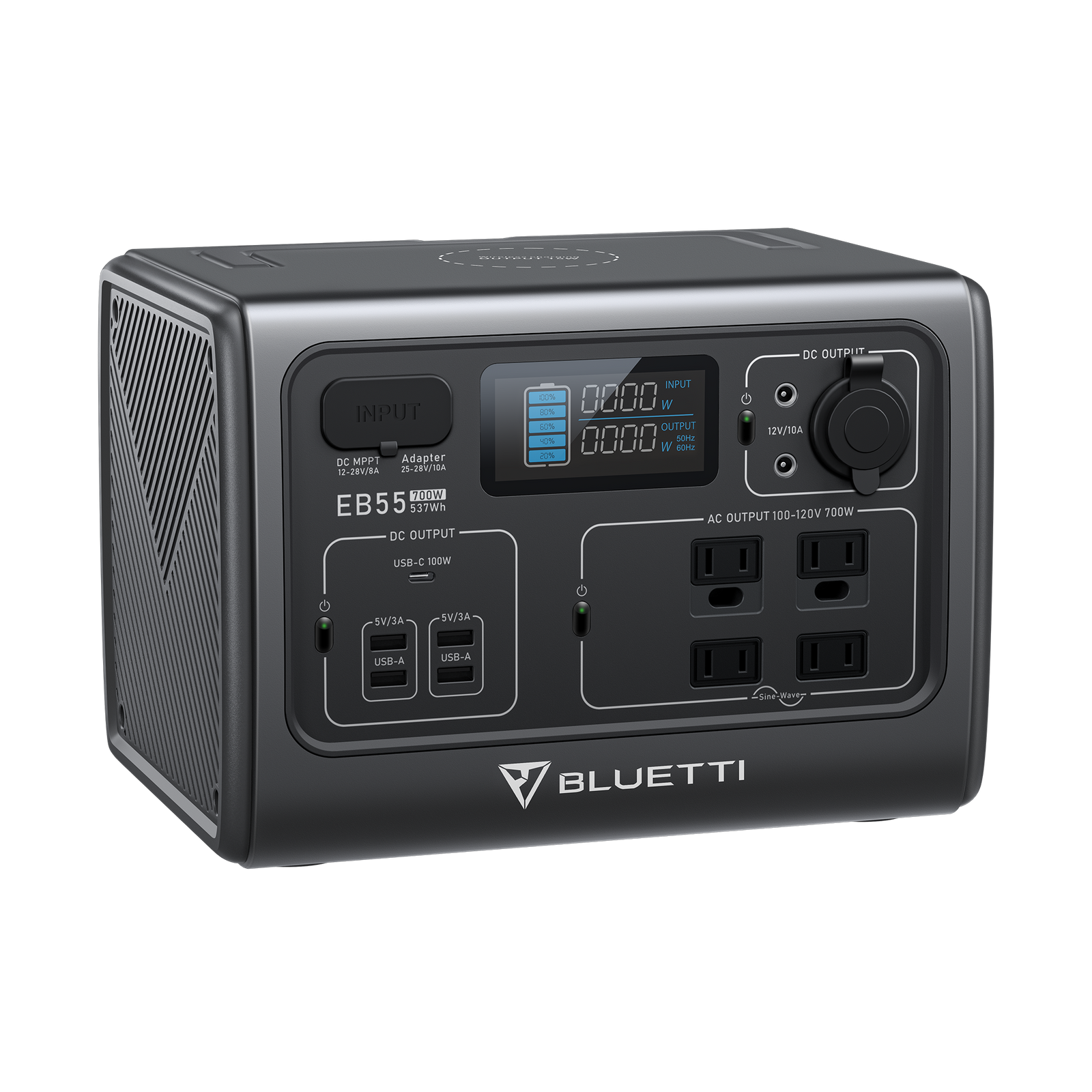 BLUETTI EB55 Portable Power Station | 700W 537Wh | Portable Lithium ...