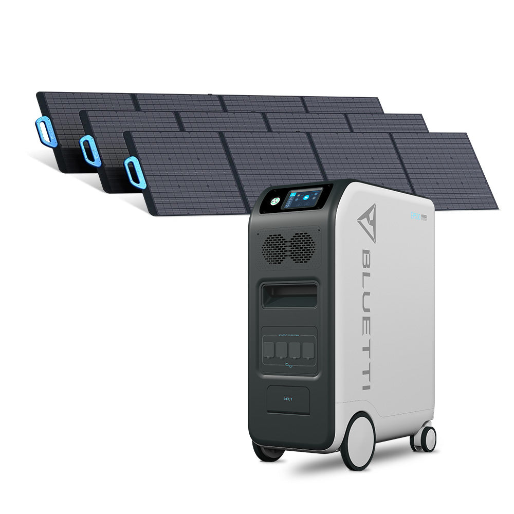 Ripley - KIT GENERADOR ELECTRICO 1800W + PANEL 200W BLUETTI